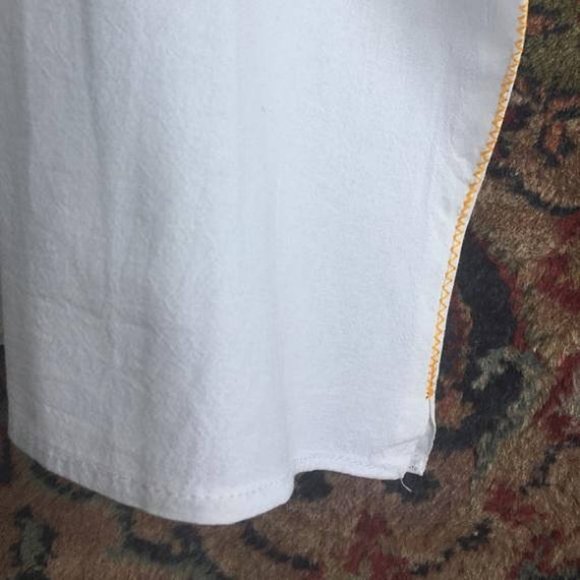 Costume Baldor Mexican Embroidered Tunic Floral Em - Picture 6 of 6